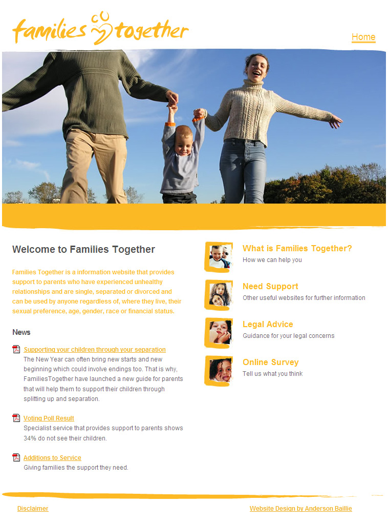 Families Together Website